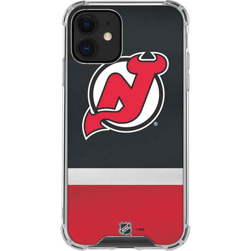 NHL New Jersey Devils Jersey iPhone 12 Mini Clear Case