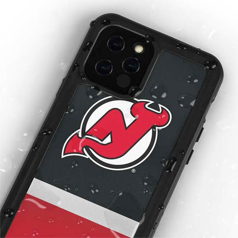 NHL New Jersey Devils Jersey iPhone 12 Pro Waterproof Case