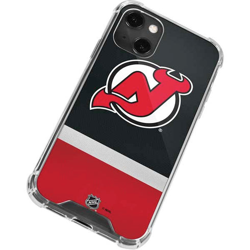 NHL New Jersey Devils Jersey iPhone 13 Mini Clear Case