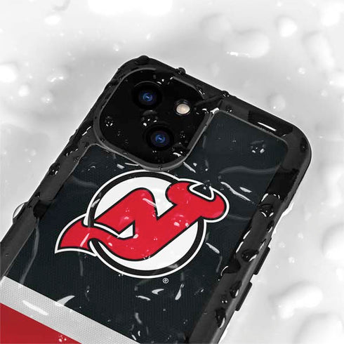 NHL New Jersey Devils Jersey iPhone 13 Mini Waterproof Case