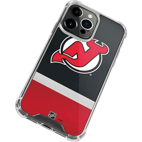 NHL New Jersey Devils Jersey iPhone 15 Pro Clear Case