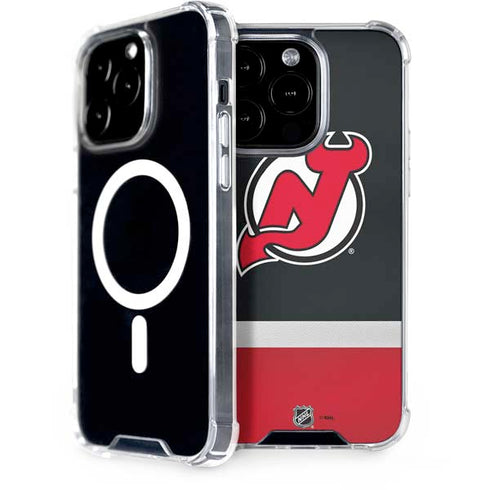 NHL New Jersey Devils Jersey iPhone 15 Pro MagSafe Case