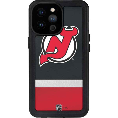 NHL New Jersey Devils Jersey iPhone 14 Pro Max Waterproof Case