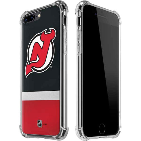 NHL New Jersey Devils Jersey iPhone 7/8 Plus Clear Case
