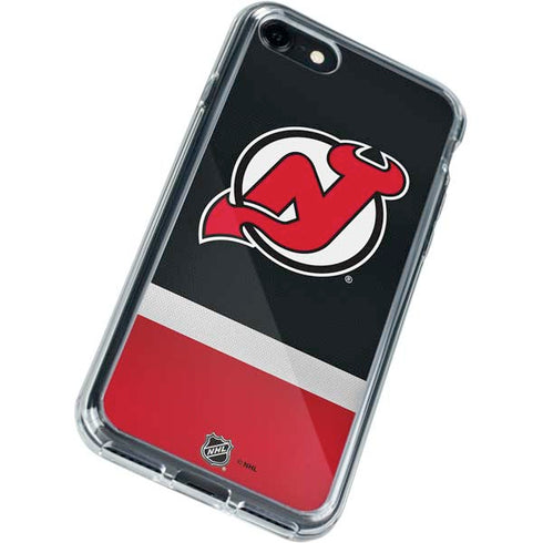 NHL New Jersey Devils Jersey iPhone SE (2nd & 3rd Gen) Clear Case