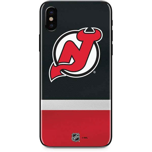 NHL New Jersey Devils Jersey iPhone X Skin