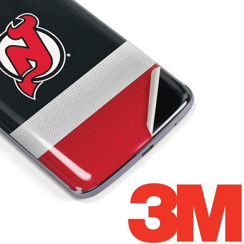 NHL New Jersey Devils Jersey Moto E5 Plus Skin