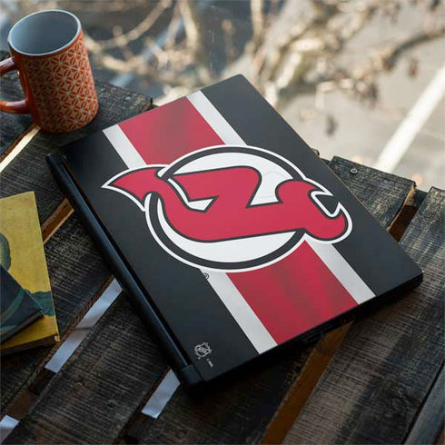 NHL New Jersey Devils Jersey MSI GS65 Stealth Laptop Skin