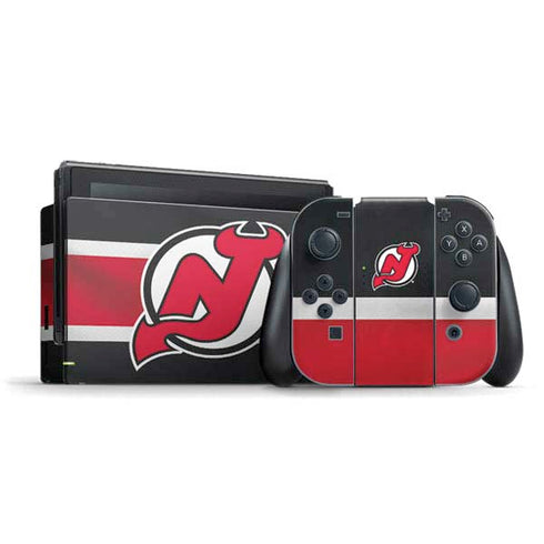 NHL New Jersey Devils Jersey Nintendo Switch Bundle Skin