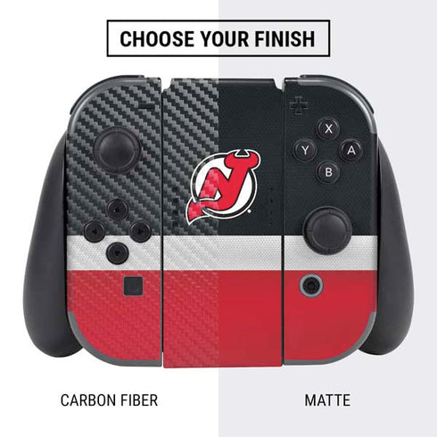 NHL New Jersey Devils Jersey Nintendo Switch Bundle Skin