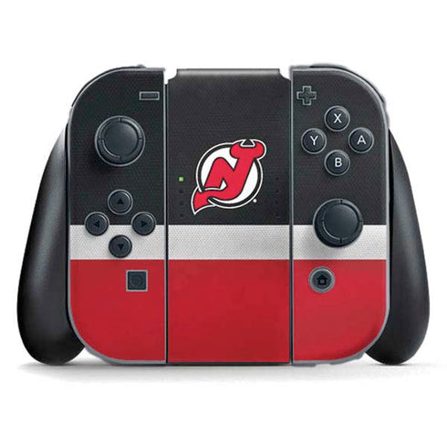 NHL New Jersey Devils Jersey Nintendo Switch (2017-2021) Joy-Con Controller Skin