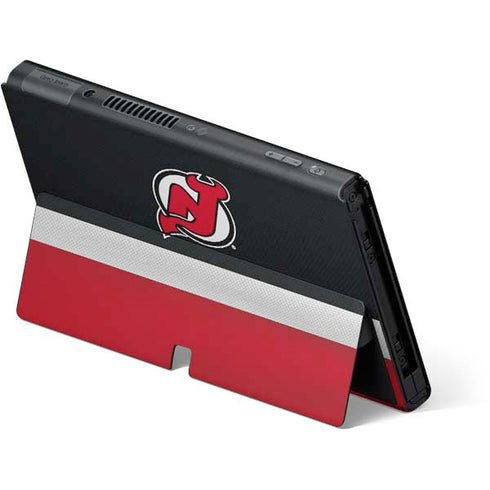 NHL New Jersey Devils Jersey Nintendo Switch OLED (2021) Skin