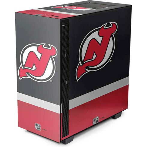 NHL New Jersey Devils Jersey NZXT H510 Compact ATX Mid-Tower Case Skin