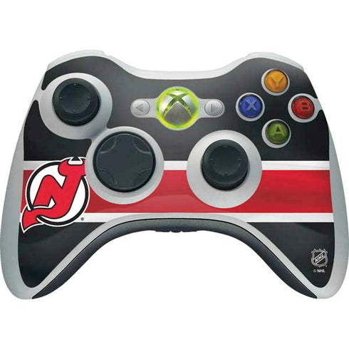 NHL New Jersey Devils Jersey Xbox 360 Wireless Controller Skin