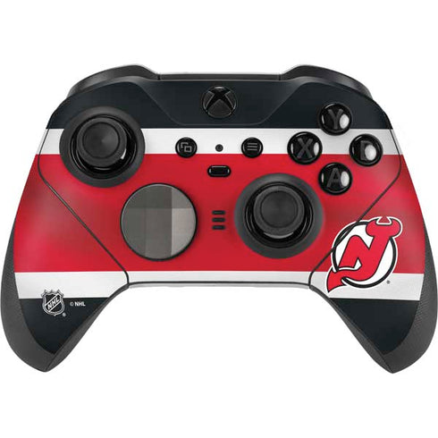 NHL New Jersey Devils Jersey Xbox Elite Wireless Controller Series 2 Skin
