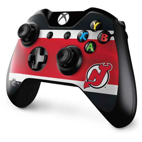 NHL New Jersey Devils Jersey Xbox One Controller Skin