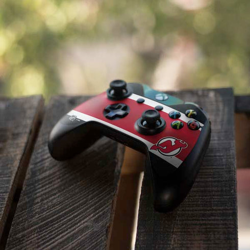 NHL New Jersey Devils Jersey Xbox One Controller Skin
