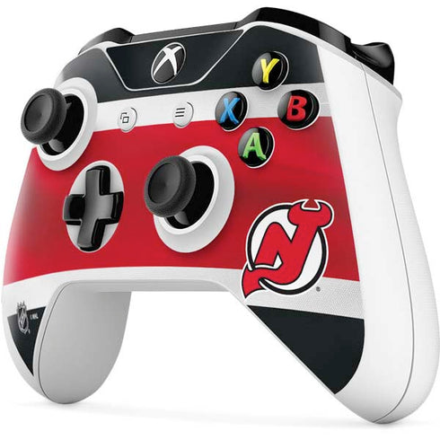 NHL New Jersey Devils Jersey Xbox One S All-Digital Edition Bundle Skin