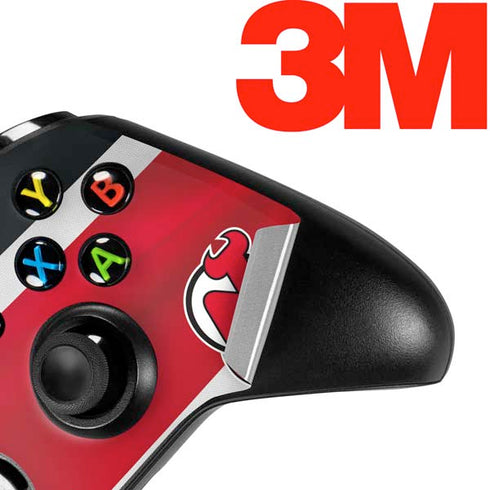 NHL New Jersey Devils Jersey Xbox One S Controller Skin