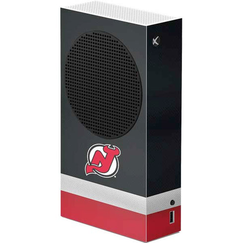 NHL New Jersey Devils Jersey Xbox Series S Console Skin