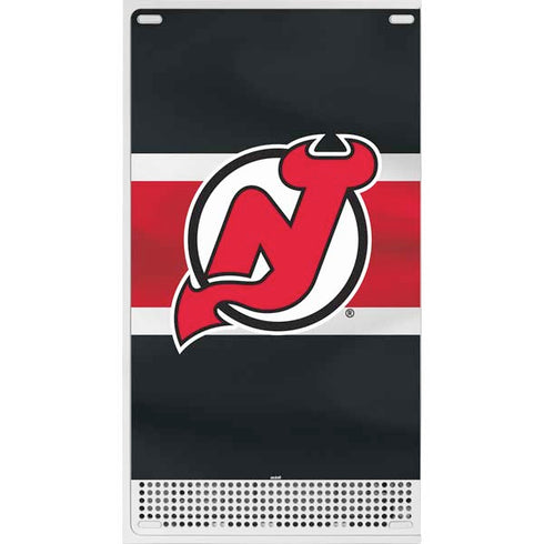 NHL New Jersey Devils Jersey Xbox Series S Console Skin