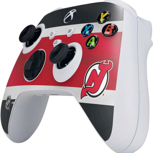 NHL New Jersey Devils Jersey Xbox Series S Controller Skin
