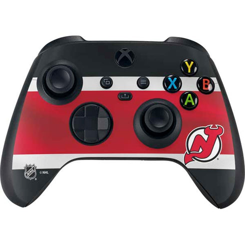 NHL New Jersey Devils Jersey Xbox Series X Controller Skin