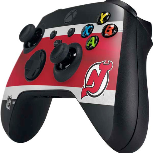 NHL New Jersey Devils Jersey Xbox Series X Controller Skin