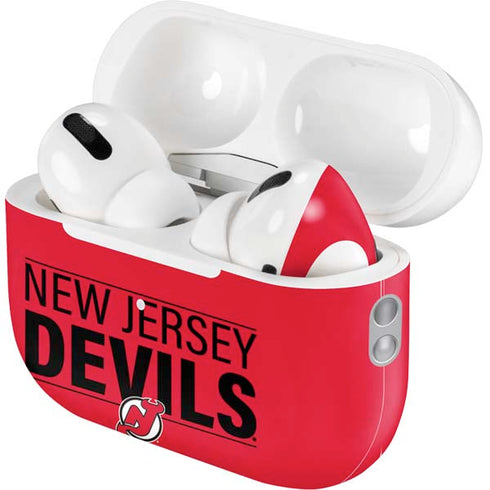 NHL New Jersey Devils Lineup AirPods Pro 2nd Gen Skin