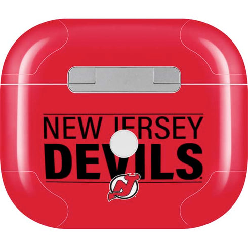 NHL New Jersey Devils Lineup Apple AirPods (3rd Gen 2021) Skin