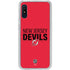 NHL New Jersey Devils Lineup Galaxy A10e Clear Case
