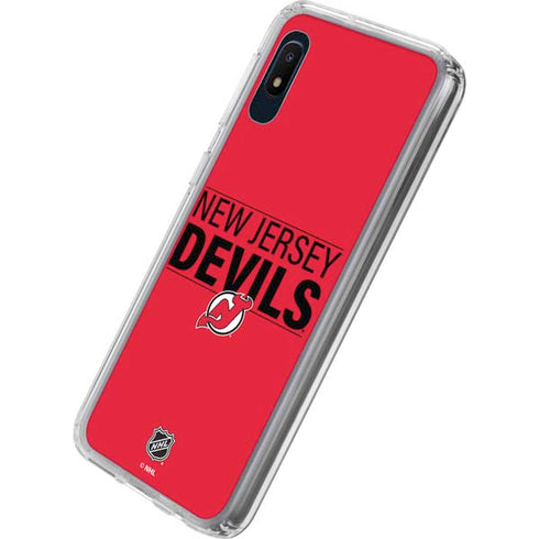 NHL New Jersey Devils Lineup Galaxy A10e Clear Case