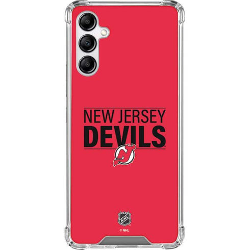 NHL New Jersey Devils Lineup Galaxy A14 5G Clear Case