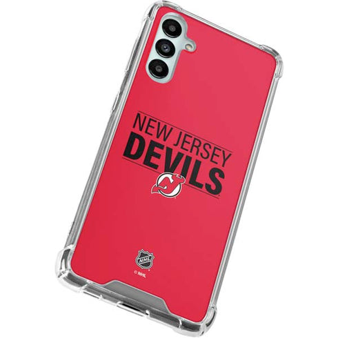 NHL New Jersey Devils Lineup Galaxy A14 5G Clear Case