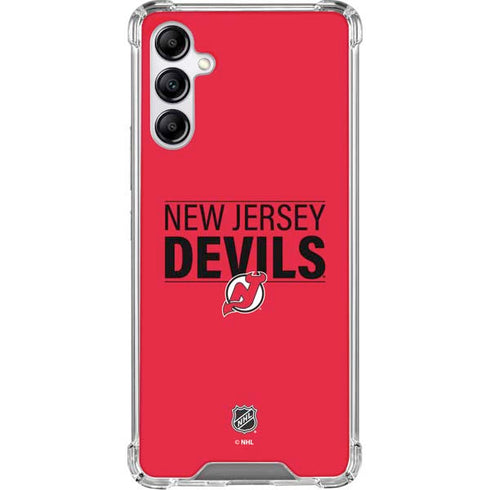 NHL New Jersey Devils Lineup Galaxy A15 5G Clear Case