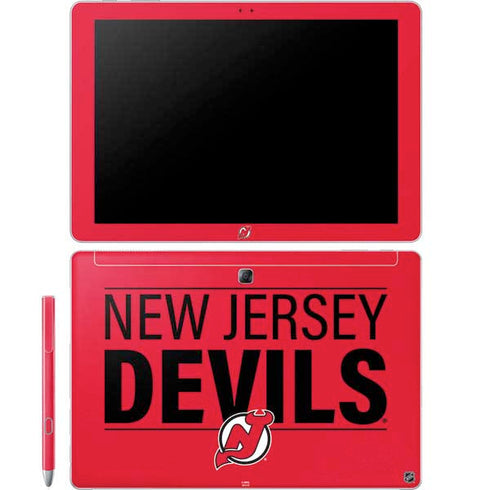 NHL New Jersey Devils Lineup Galaxy Book 12in Skin