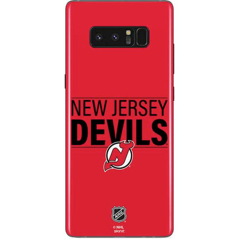NHL New Jersey Devils Lineup Galaxy Note 8 Skin