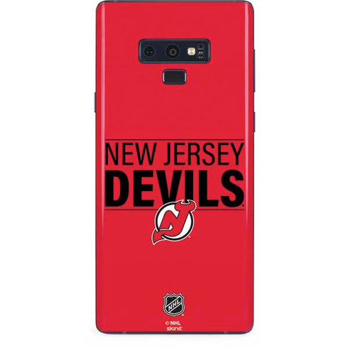 NHL New Jersey Devils Lineup Galaxy Note 9 Skin