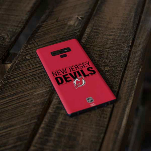 NHL New Jersey Devils Lineup Galaxy Note 9 Skin