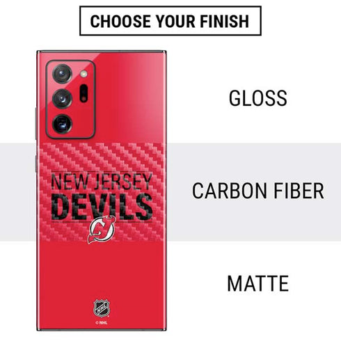 NHL New Jersey Devils Lineup Galaxy Note20 Ultra 5G Skin