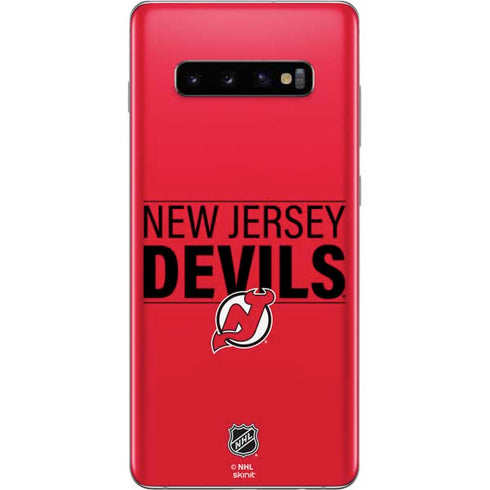 NHL New Jersey Devils Lineup Galaxy S10 Plus Skin