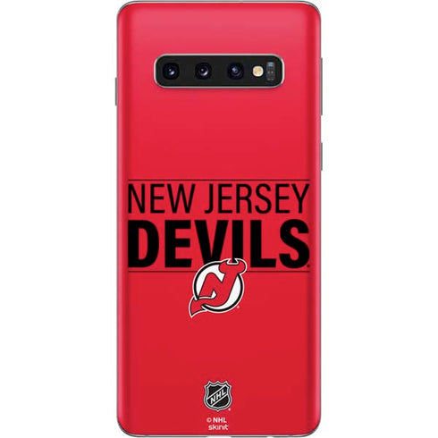 NHL New Jersey Devils Lineup Galaxy S10 Skin
