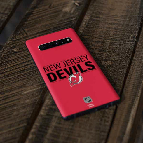 NHL New Jersey Devils Lineup Galaxy S10 Skin