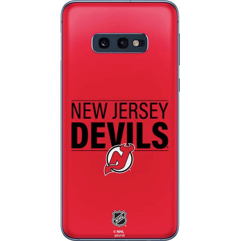 NHL New Jersey Devils Lineup Galaxy S10e Skin