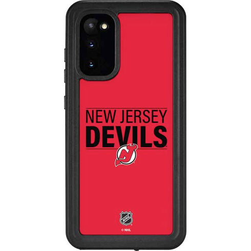 NHL New Jersey Devils Lineup Galaxy S20 Waterproof Case