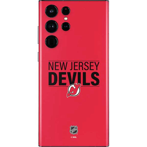 NHL New Jersey Devils Lineup Galaxy S22 Ultra Skin
