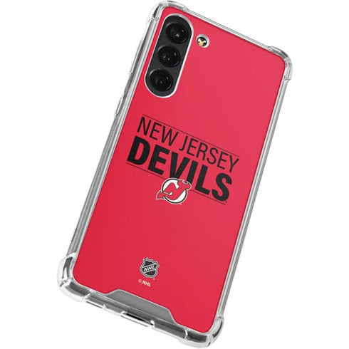 NHL New Jersey Devils Lineup Galaxy S23 Plus Clear Case