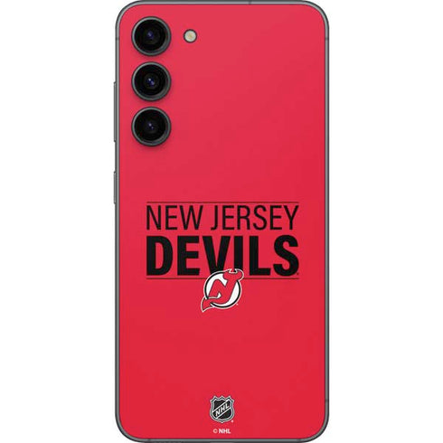 NHL New Jersey Devils Lineup Galaxy S23 Plus Skin