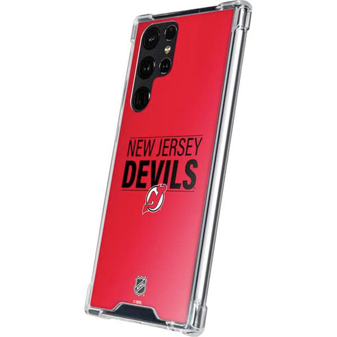 NHL New Jersey Devils Lineup Galaxy S24 Ultra Clear Case