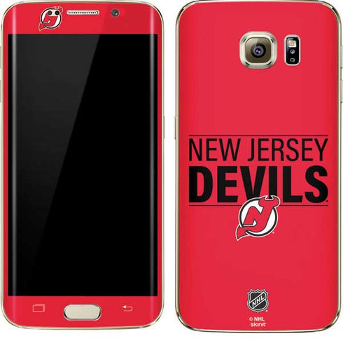 NHL New Jersey Devils Lineup Galaxy S7 Edge Skin
